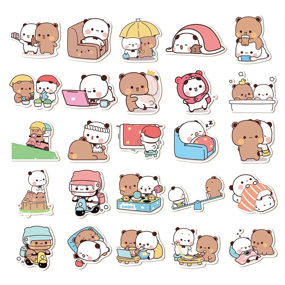 Bubu & Dudu Stickers -  50 Sheets